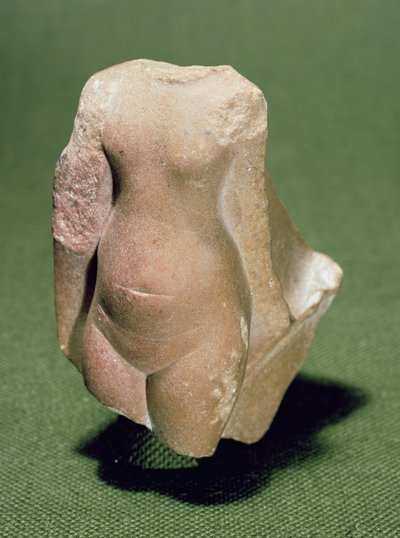 Torso einer ägyptischen Prinzessin, möglicherweise gefunden in Tell el-Amarna, Neues Reich von Egyptian 18th Dynasty